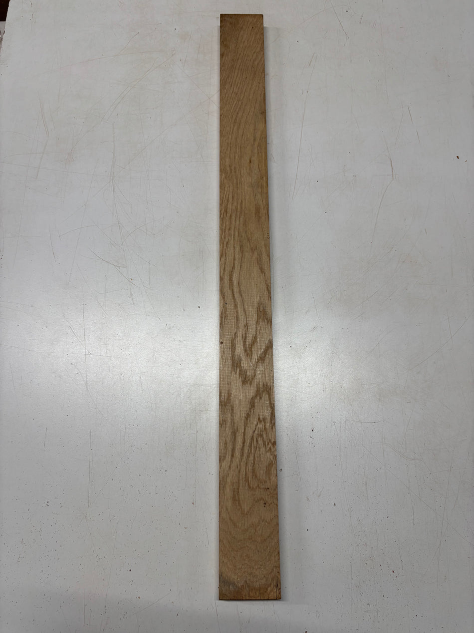 1 Piece, White Oak Guitar Neck Blank 36"x3"x7/8"#6344
