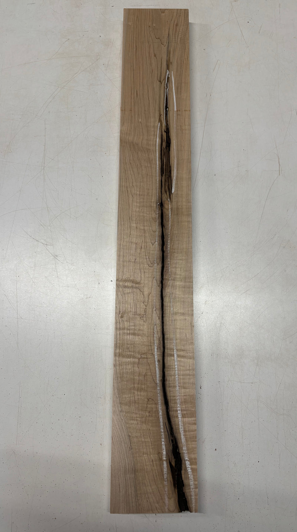 1 Piece, Quilted Flame Maple Lumber Board Blank 36"x5'x1-1/4"#6346