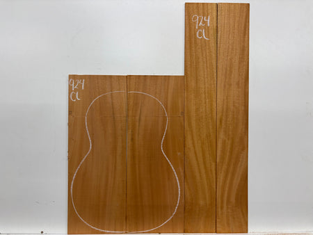 Mahogany Dreadnought Guitar Back & Side Set #924 Exotic Wood Zone 