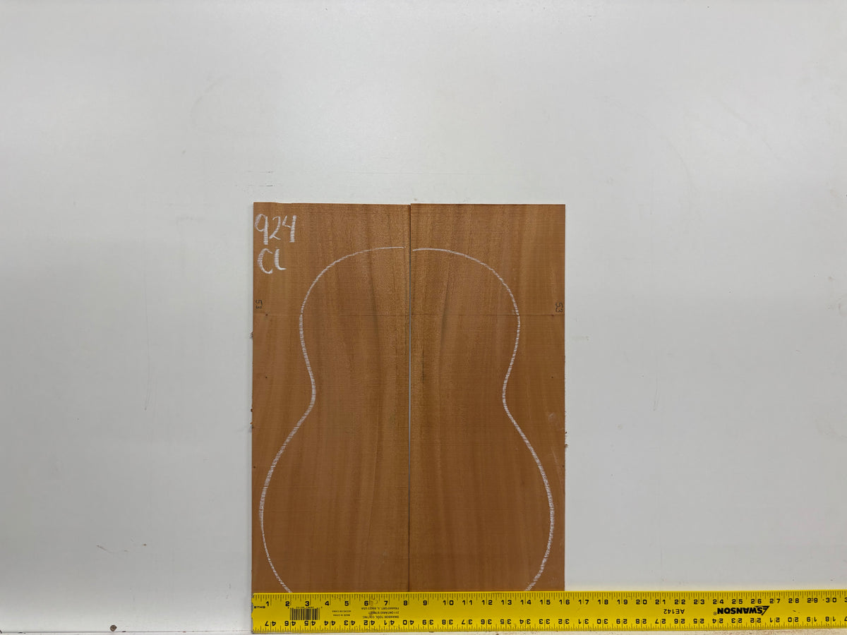 Mahogany Dreadnought Guitar Back & Side Set #924 Exotic Wood Zone 