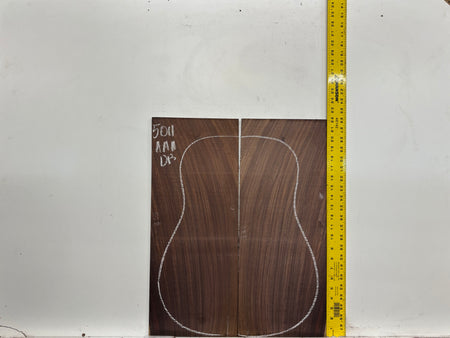 East Indian Rosewood Dreadnought AAA Grade Guitar Back & Side Set #5011 - Exotic Wood Zone