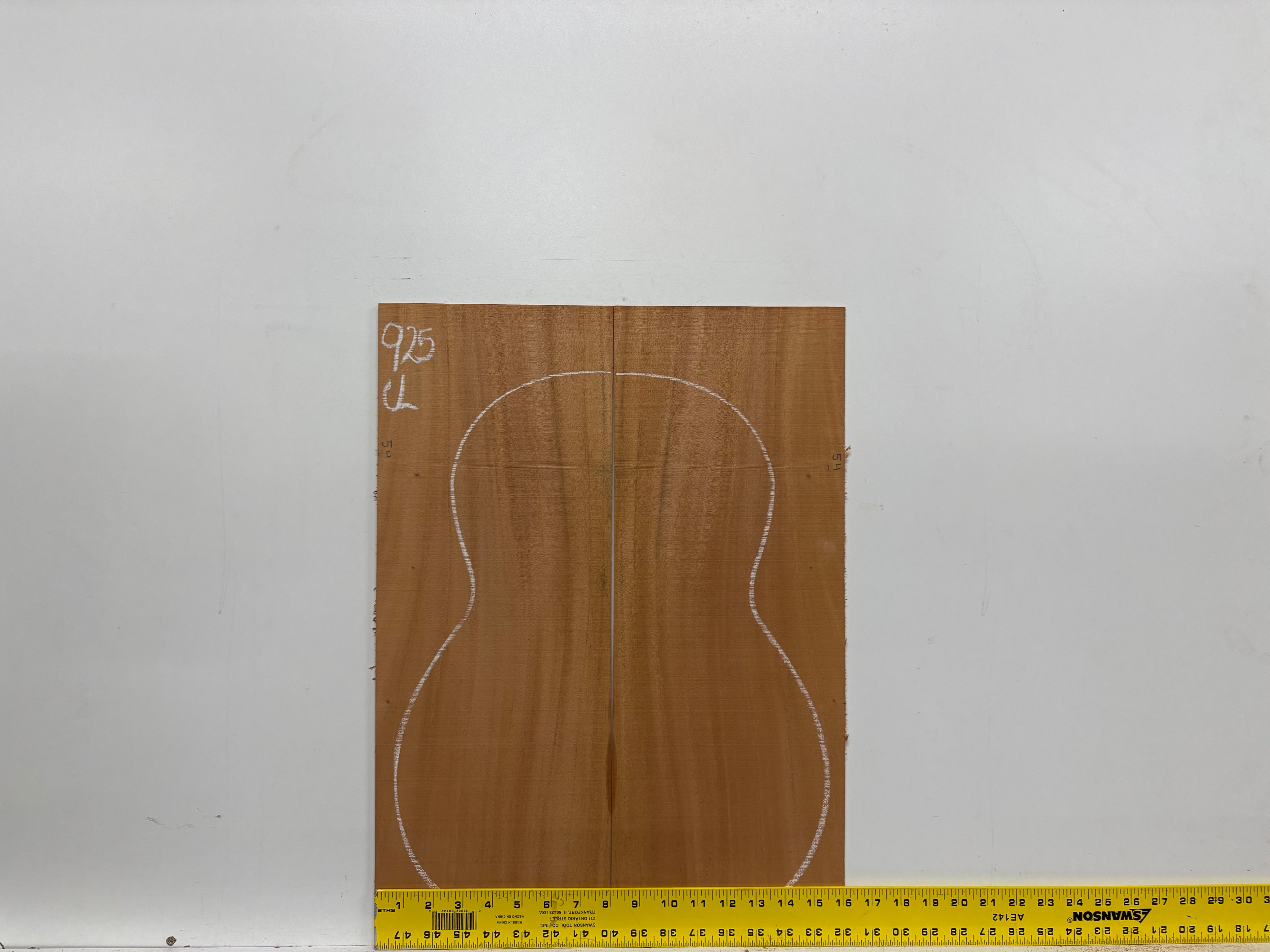 Mahogany Dreadnought Guitar Back & Side Set #925 Exotic Wood Zone 