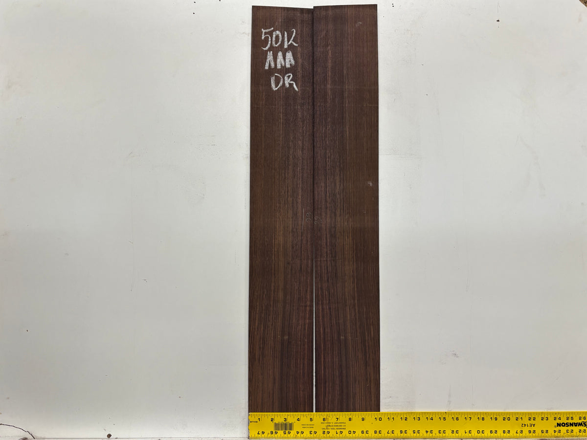 East Indian Rosewood Dreadnought AAA Grade Guitar Back & Side Set #5012 - Exotic Wood Zone