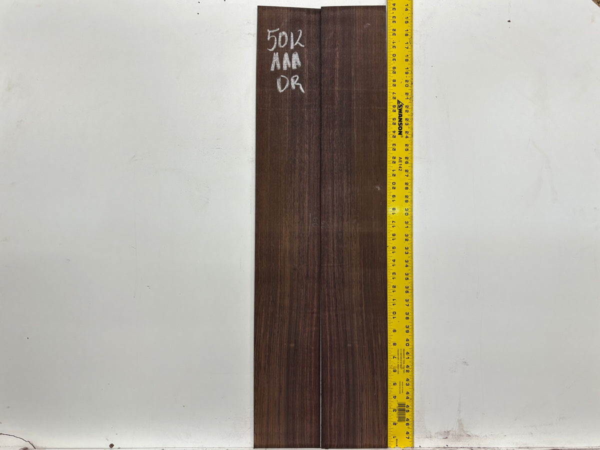 East Indian Rosewood Dreadnought AAA Grade Guitar Back & Side Set #5012 - Exotic Wood Zone