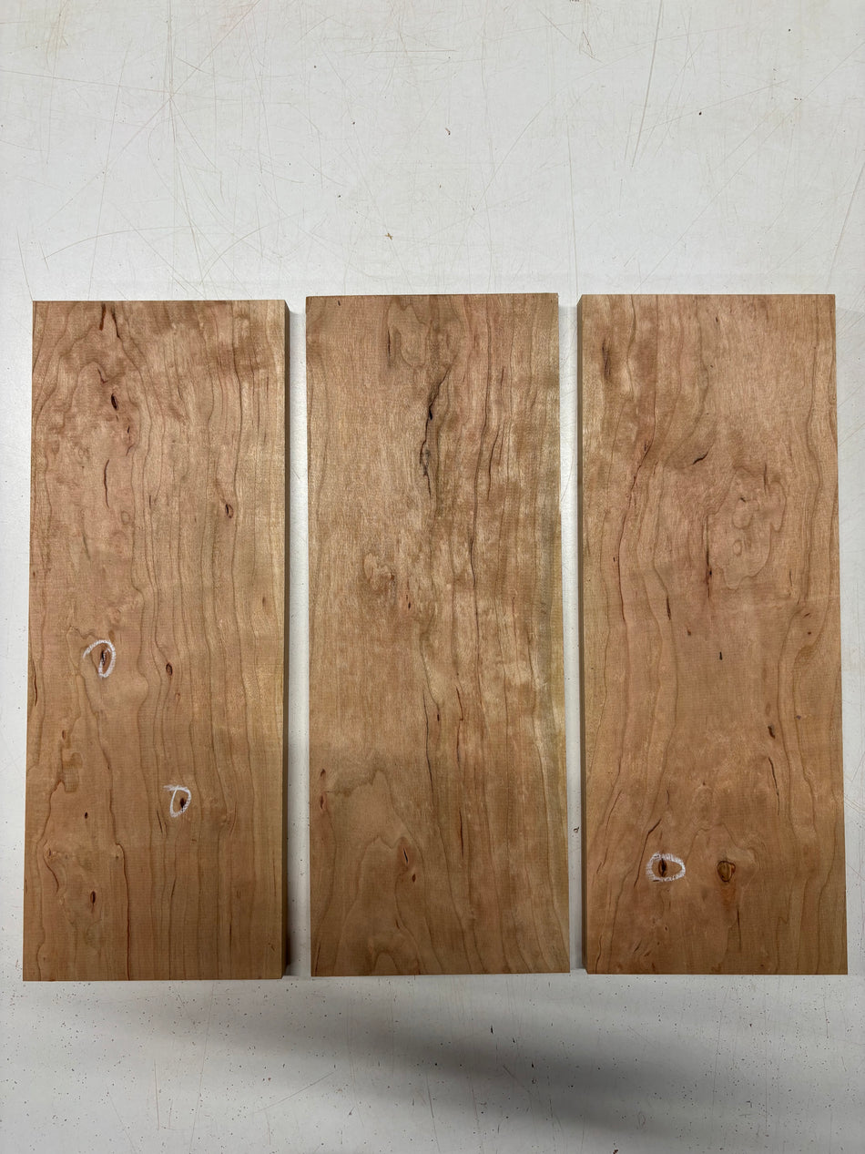 3 Pack, Cherry Thin Stock Lumber 16"x6"x3/4"#6350