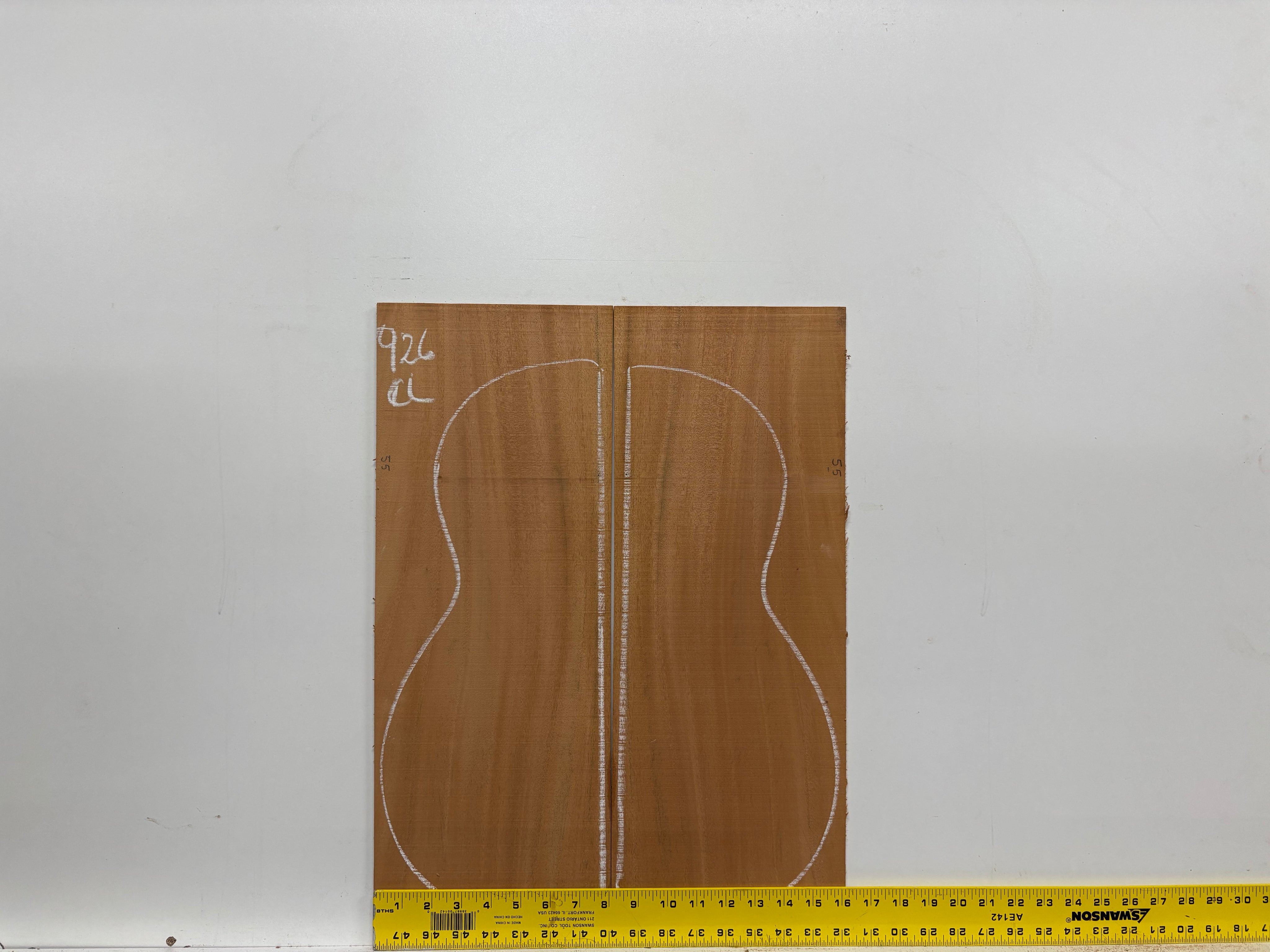 Mahogany Dreadnought Guitar Back & Side Set #926 Exotic Wood Zone 