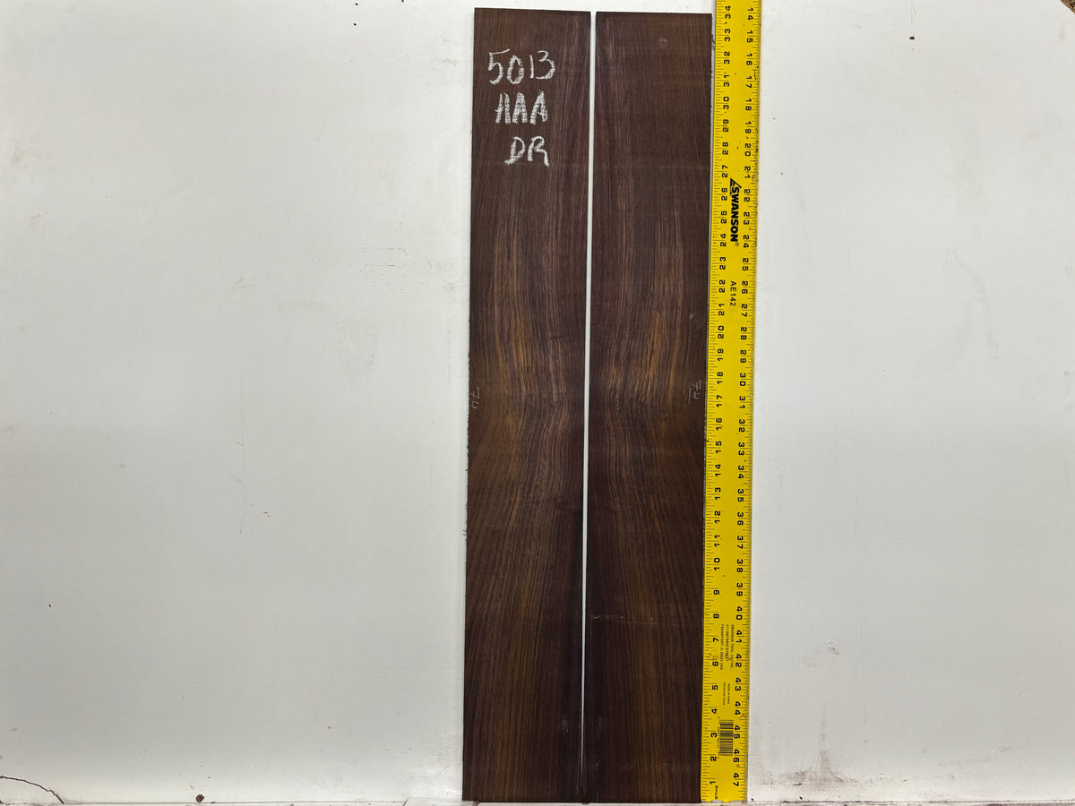 East Indian Rosewood Dreadnought AAA Grade Guitar Back & Side Set #5013 - Exotic Wood Zone