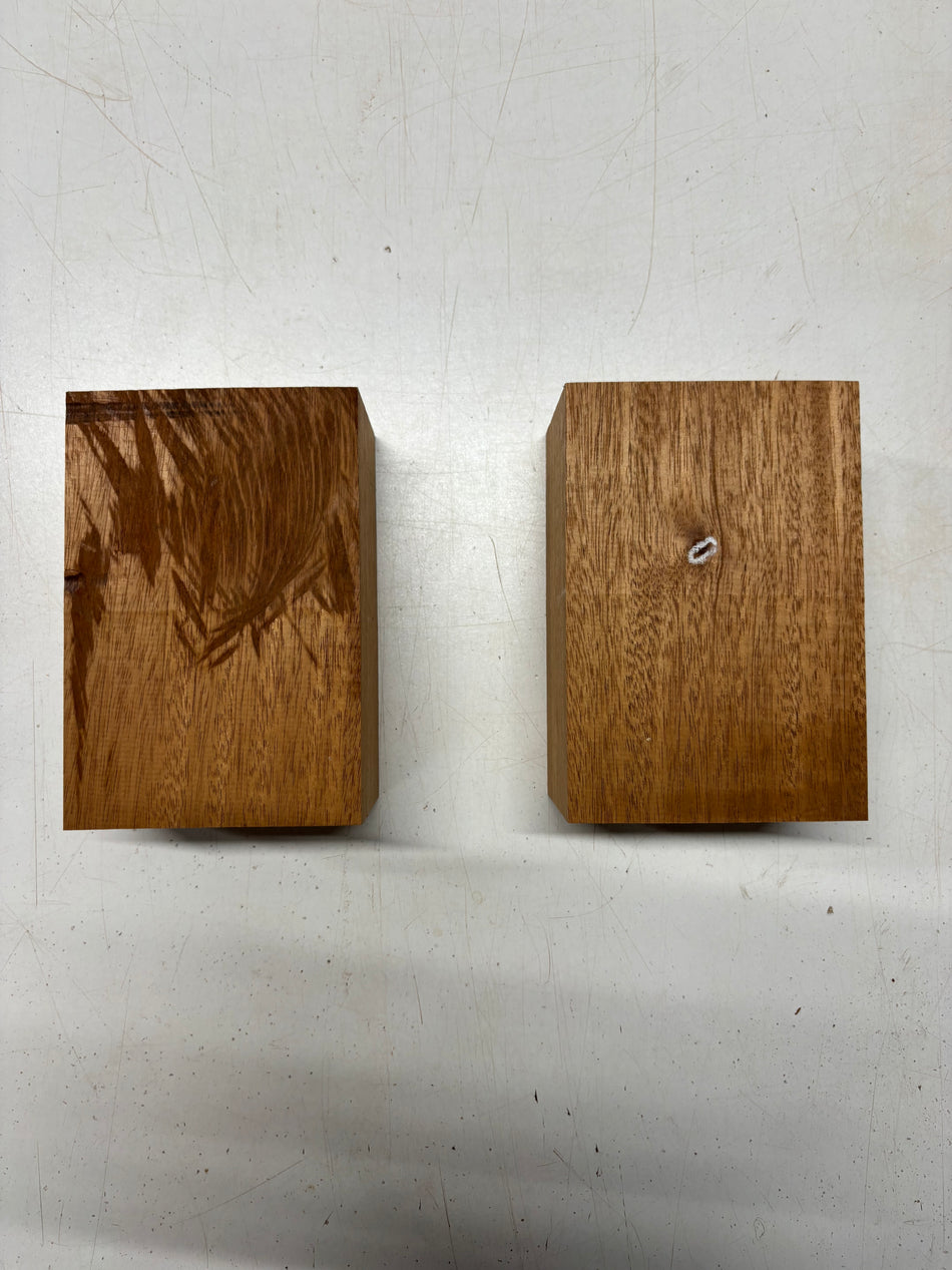 2 Pack, Mahogany Heel Blanks 6"x4"x2-3/4"#6351