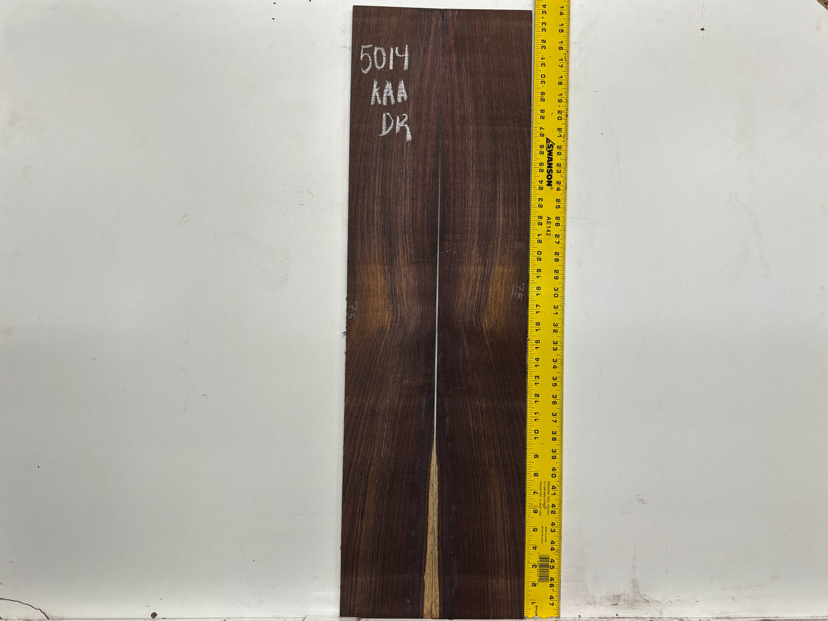 East Indian Rosewood Dreadnought AAA Grade Guitar Back & Side Set #5014 - Exotic Wood Zone