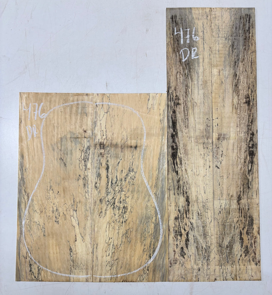 Juego de fondo y aros de guitarra de grado AAAA Dreadnought de palisandro de la India Oriental #61 