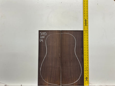 East Indian Rosewood Dreadnought AAA Grade Guitar Back & Side Set #5015 - Exotic Wood Zone