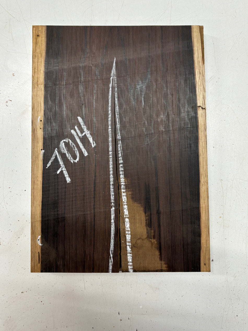 1 Piece, Brazilian Rosewood Lumber Board Blank 12-1/2"x8-1/2"x3/4"#7014