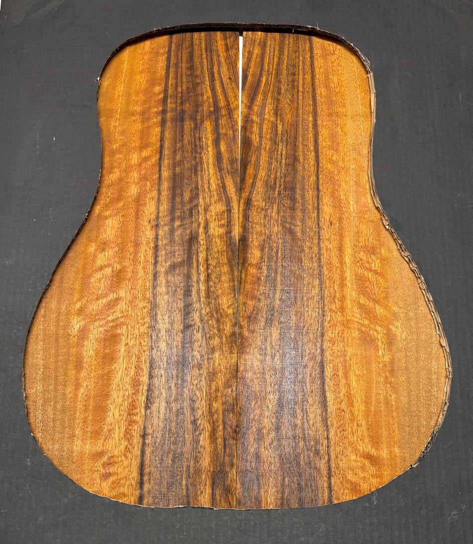 Juego de fondo y aros de guitarra de grado AAAA Dreadnought de palisandro de la India Oriental #61 