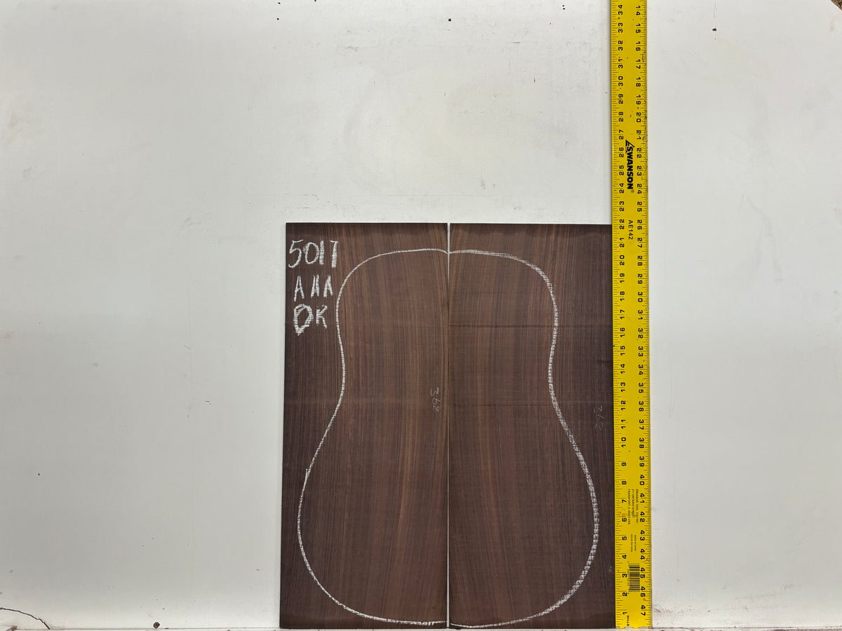 East Indian Rosewood Dreadnought AAA Grade Guitar Back & Side Set #5017 - Exotic Wood Zone