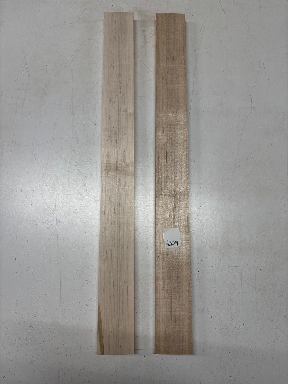 2 Pack, Ambrosia Maple Guitar Neck Blanks 32"x3"x1"#6359