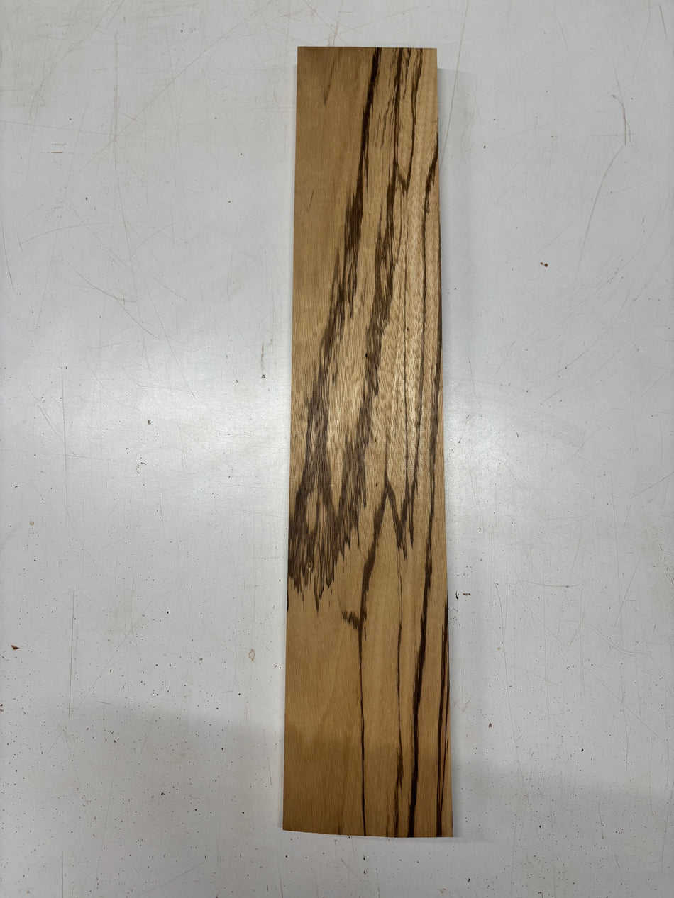 1 Piece, Zebrawood Lumber Board Blank 25"x4-7/8"x3/4"#7021