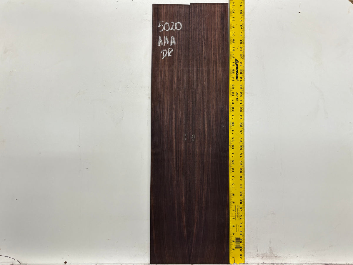 East Indian Rosewood Dreadnought AAA Grade Guitar Back & Side Set #5020 - Exotic Wood Zone