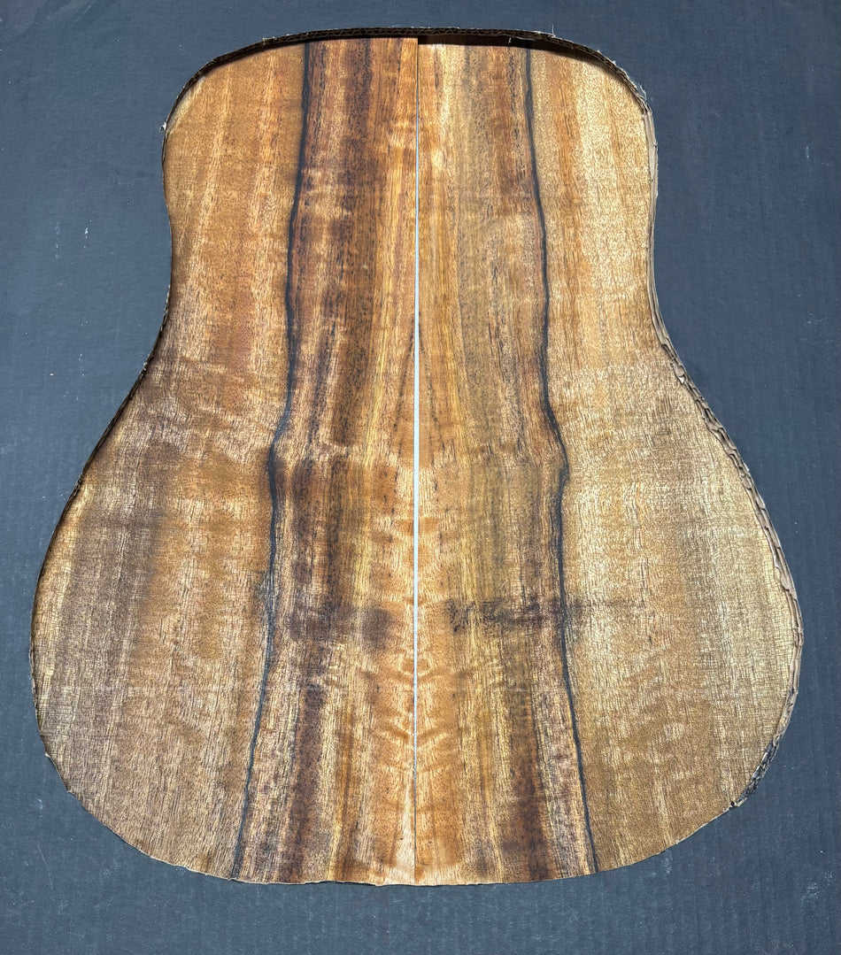 Juego de fondo y aros de guitarra de grado AAAA Dreadnought de palisandro de la India Oriental #61 