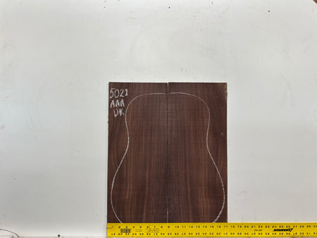 East Indian Rosewood Dreadnought AAA Grade Guitar Back & Side Set #5022 - Exotic Wood Zone