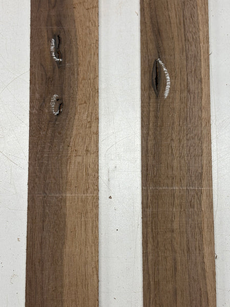 2 Pack, Walnut Thin Stock Lumber 25"x2-7/8"x1/4"#7025 - Exotic Wood Zone