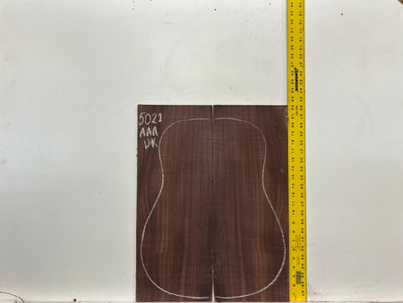 East Indian Rosewood Dreadnought AAA Grade Guitar Back & Side Set #5022 - Exotic Wood Zone