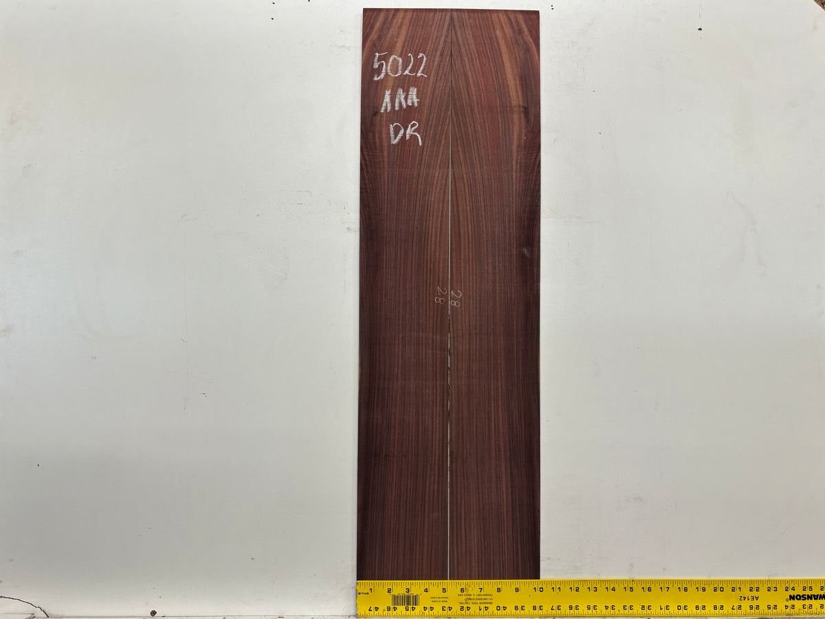 East Indian Rosewood Dreadnought AAA Grade Guitar Back & Side Set #5022 - Exotic Wood Zone