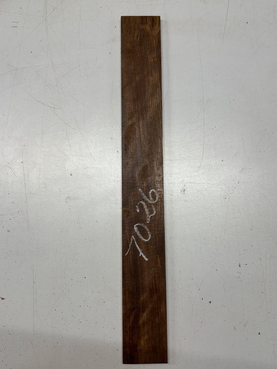 1 Piece, Chechen Fingerboard Blank 21"x2-1/2"x3/8"#7026