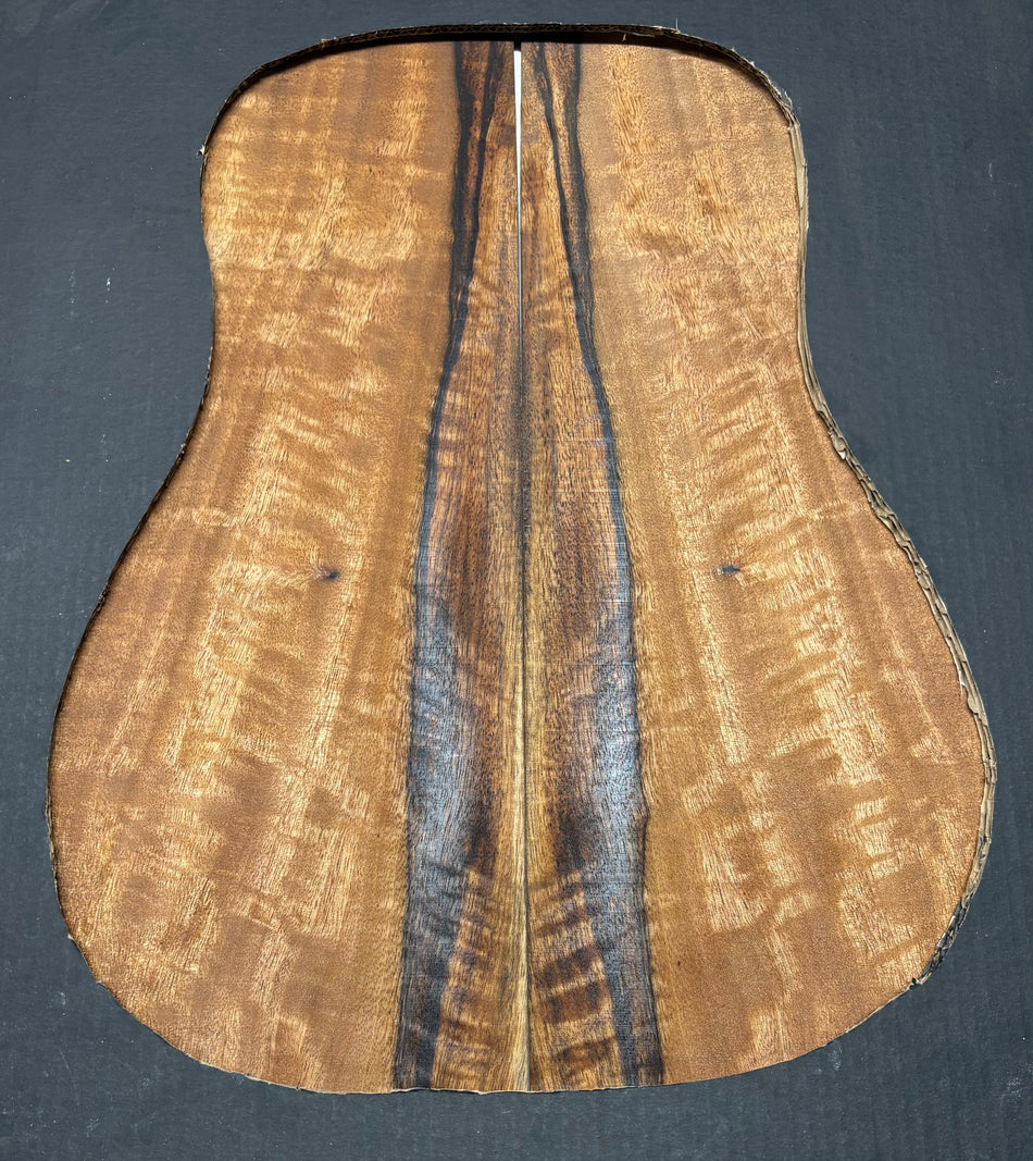 Juego de fondo y aros de guitarra de grado AAAA Dreadnought de palisandro de la India Oriental #61 