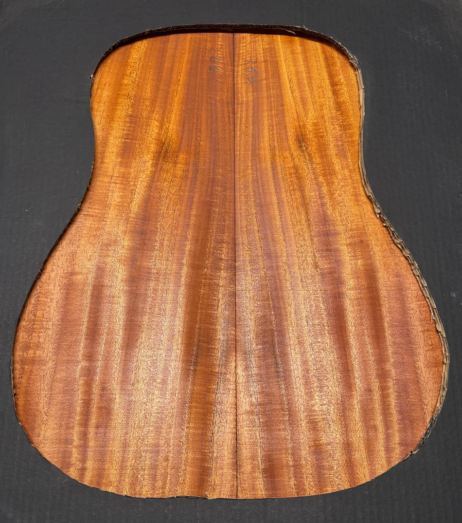 Flame Genuine Mahogany Dreadnought Guitar Back & Side Set #1007