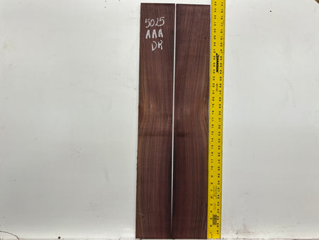 East Indian Rosewood Dreadnought AAA Grade Guitar Back & Side Set #5025 - Exotic Wood Zone