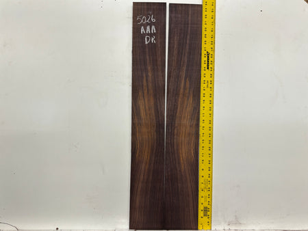 East Indian Rosewood Dreadnought AAA Grade Guitar Back & Side Set #5026 - Exotic Wood Zone