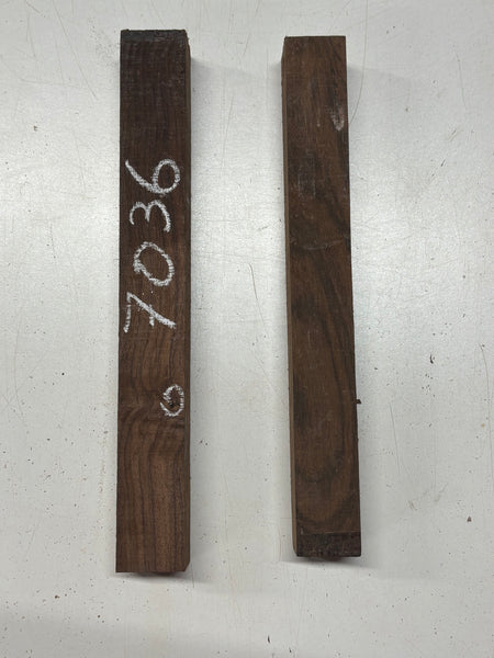 2 Pack, Indian Rosewood Turning Wood Blanks 12"x1-1/2"x1-1/2"#7036 - Exotic Wood Zone