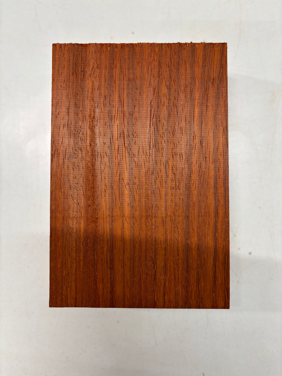 1 Piece, Padauk Lumber Board Blank 9"x6"x2" #6372
