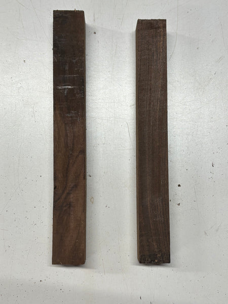 2 Pack, Indian Rosewood Turning Wood Blanks 12"x1-1/2"x1-1/2"#7036 - Exotic Wood Zone