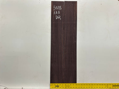 East Indian Rosewood Dreadnought AAA Grade Guitar Back & Side Set #5028 - Exotic Wood Zone