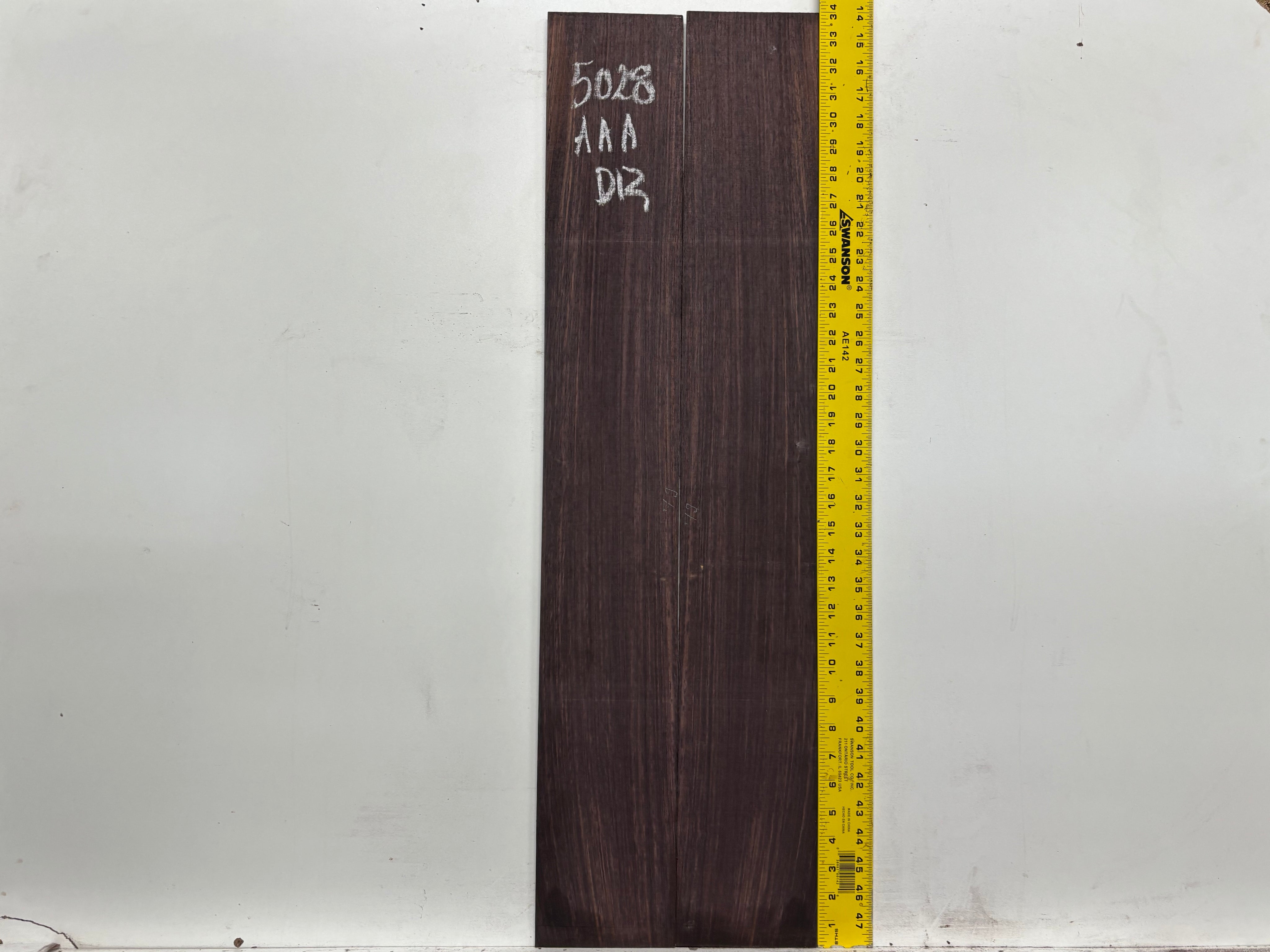 East Indian Rosewood Dreadnought AAA Grade Guitar Back & Side Set #5028 - Exotic Wood Zone