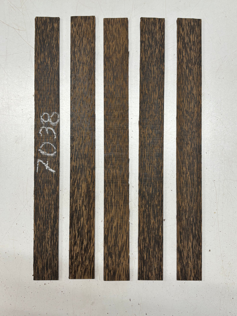 5 Pack, Black Palm Thin Stock Lumber 16"x1-1/2"x1/8"#7038