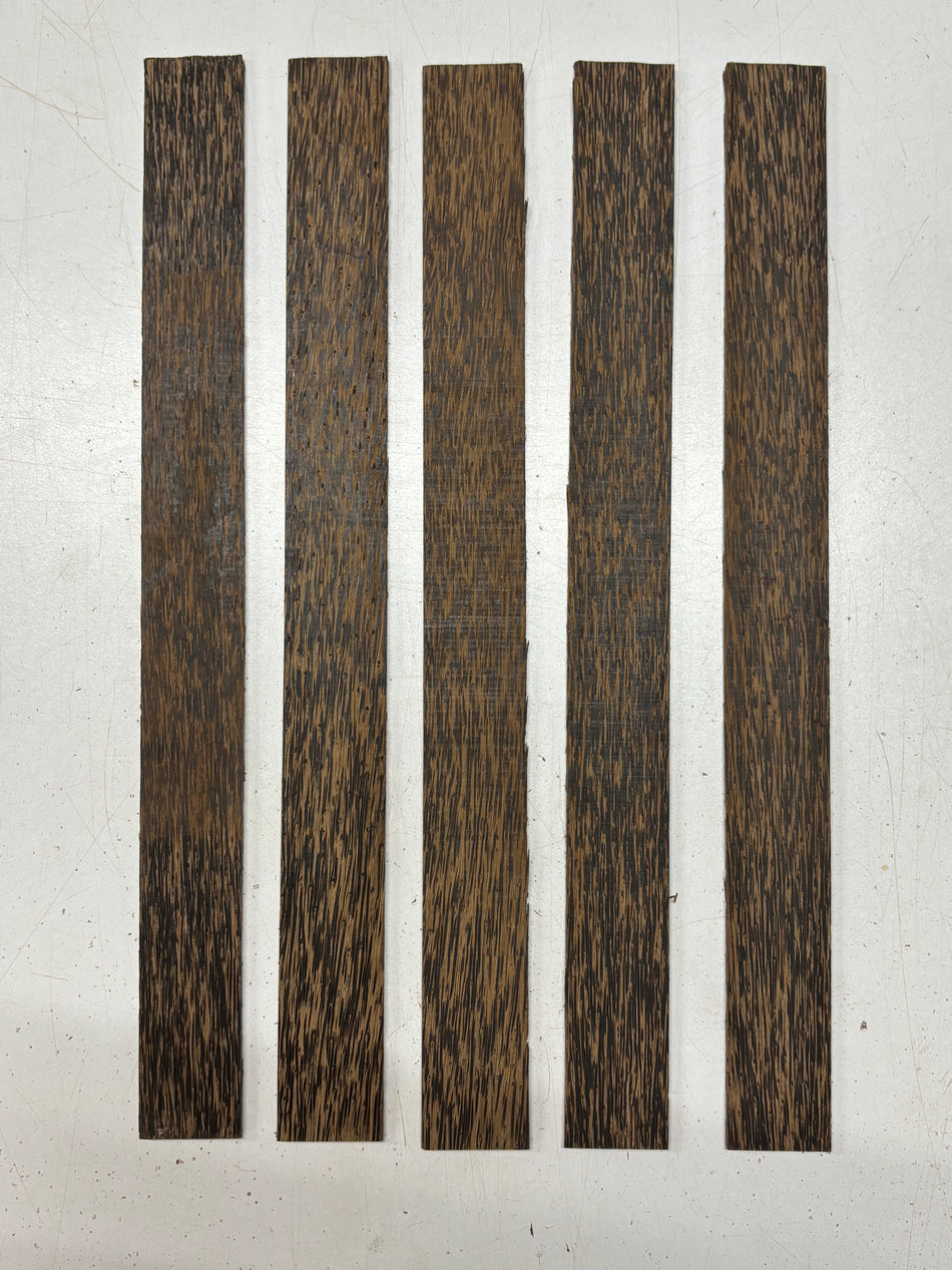 5 Pack, Black Palm Thin Stock Lumber 16"x1-1/2"x1/8"#7038