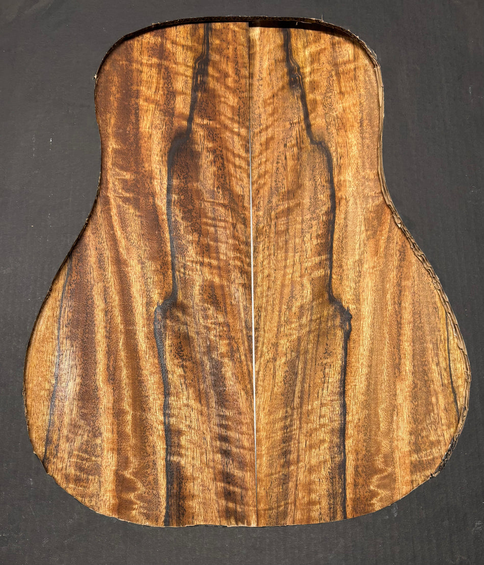 Juego de fondo y aros de guitarra de grado AAAA Dreadnought de palisandro de la India Oriental #61 