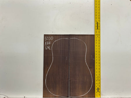 East Indian Rosewood Dreadnought AAA Grade Guitar Back & Side Set #5030 - Exotic Wood Zone