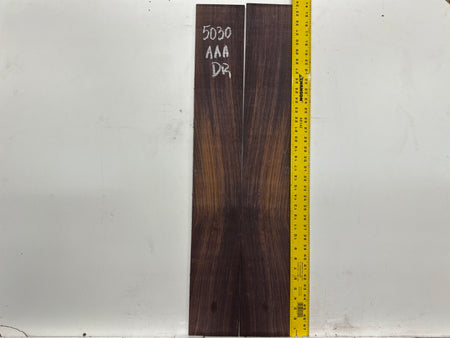 East Indian Rosewood Dreadnought AAA Grade Guitar Back & Side Set #5030 - Exotic Wood Zone
