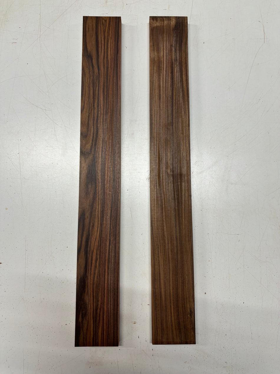 2 Pack, Santos Rosewood Thin Stock Lumber 24"x3"x3/4"#7049