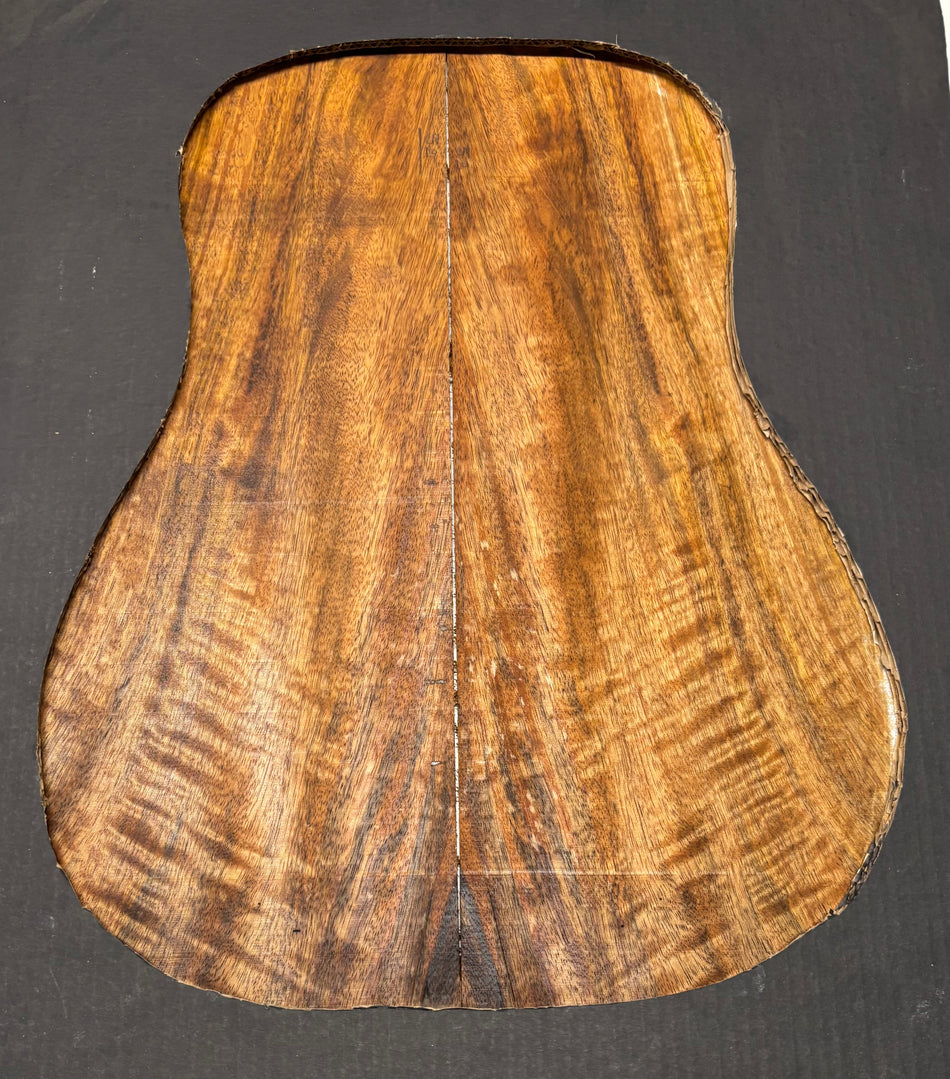 Juego de fondo y aros de guitarra de grado AAAA Dreadnought de palisandro de la India Oriental #61 