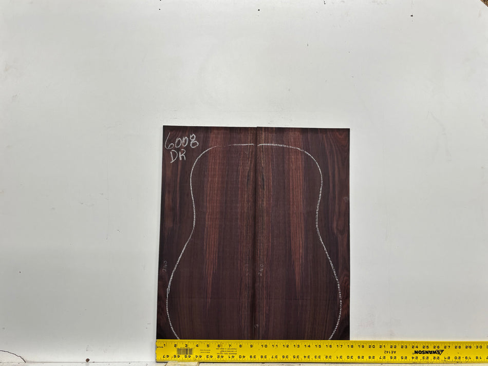 Royal Indian Rosewood Dreadnought Guitar Back & Side Set #6008