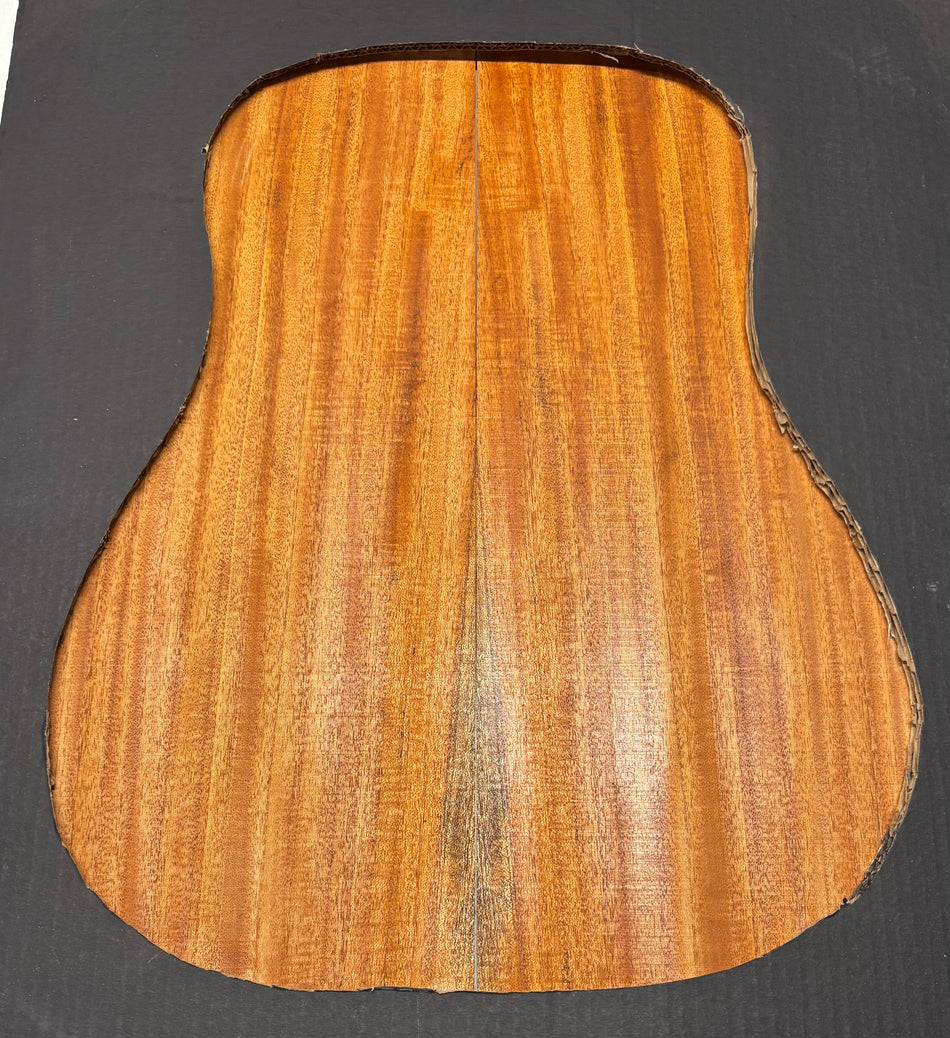 Flame Genuine Mahogany Dreadnought Guitar Back & Side Set #1020