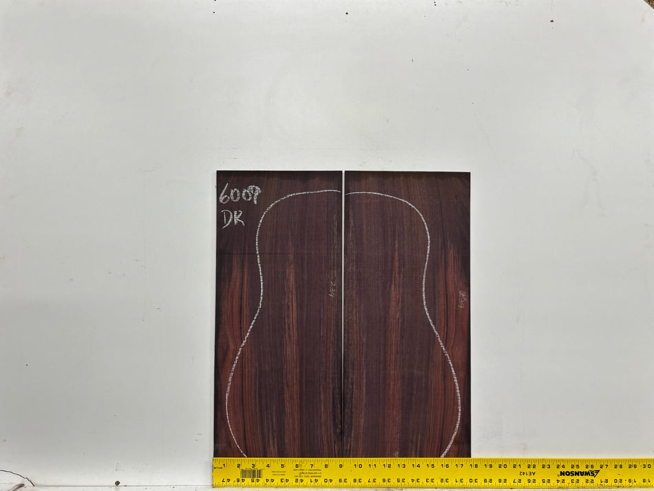 Royal Indian Rosewood Dreadnought Guitar Back & Side Set #6009