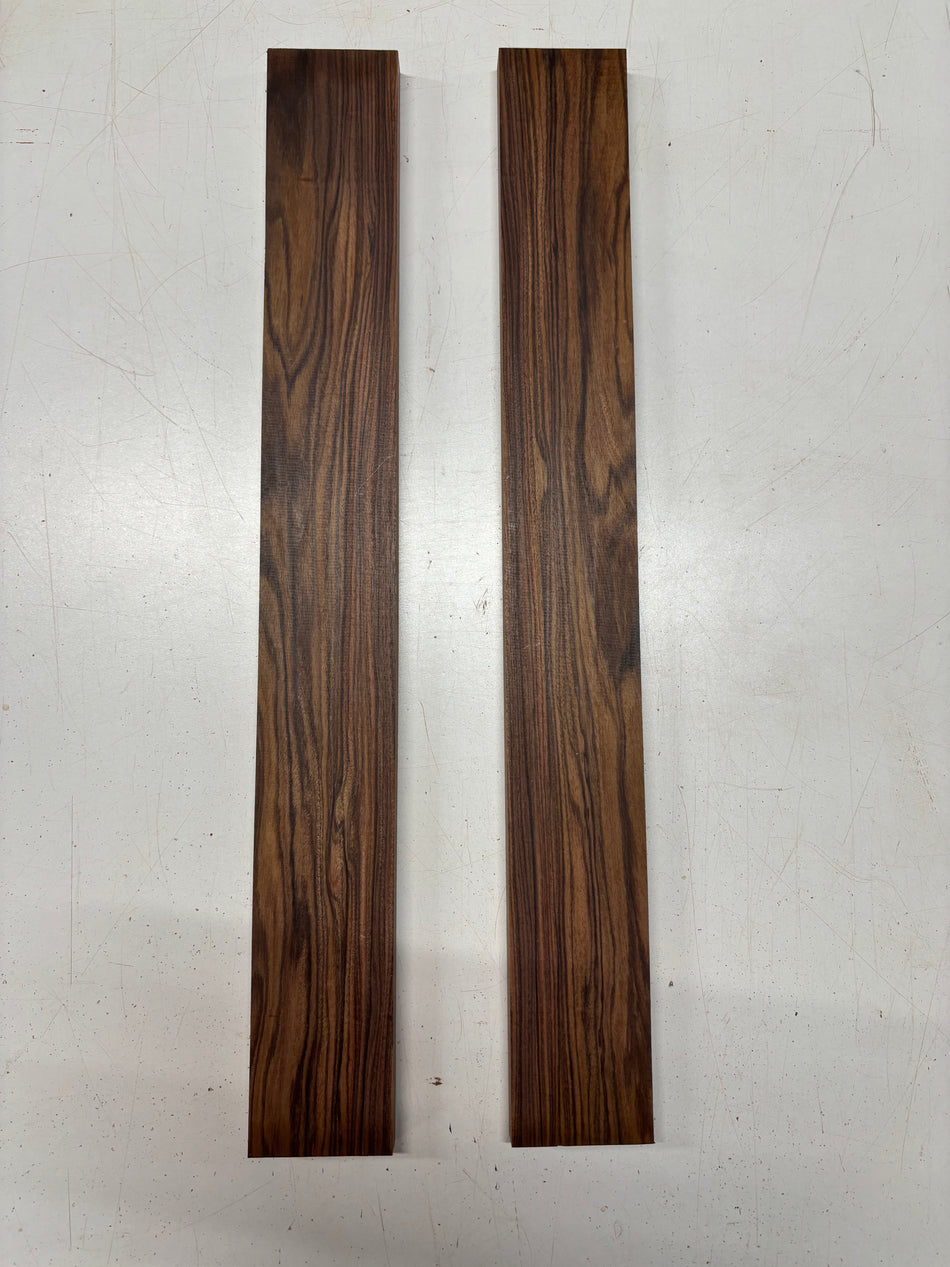 2 Pack, Santos Rosewood Thin Stock Lumber 24"x3"x3/4"#7055