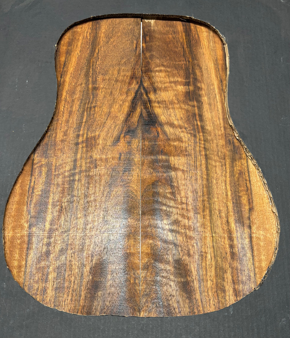 Juego de fondo y aros de guitarra de grado AAAA Dreadnought de palisandro de la India Oriental #61 