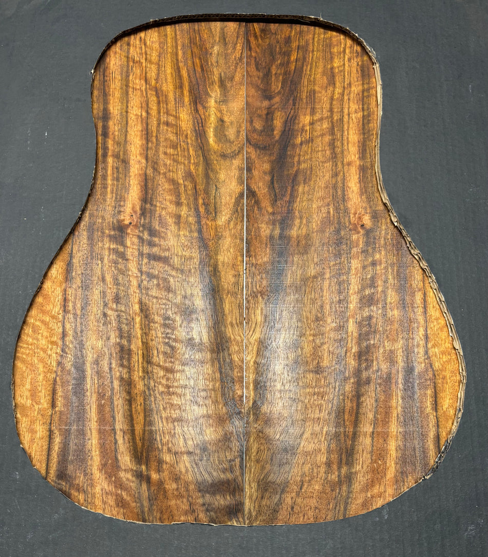 Juego de fondo y aros de guitarra de grado AAAA Dreadnought de palisandro de la India Oriental #61 