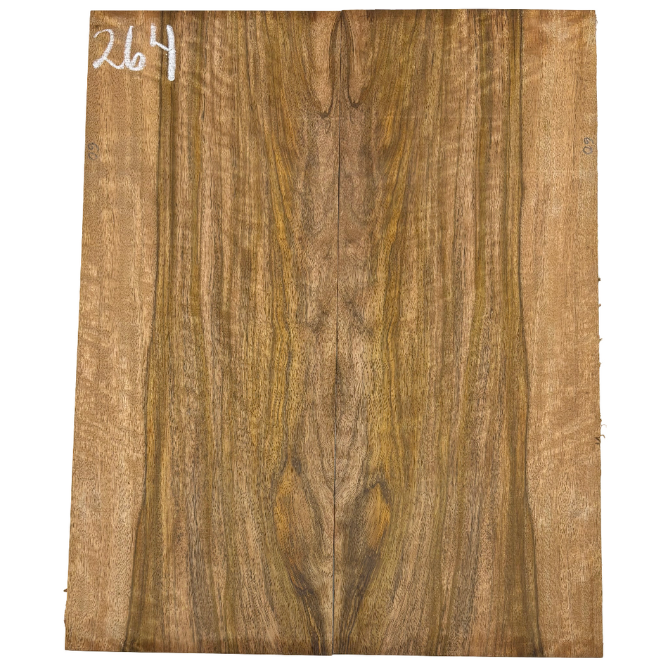 Flame Chocolate Mango Dreadnought Guitar Back Set #264